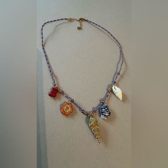 Colorful Charm Necklace A1555 - Picture 2 of 3